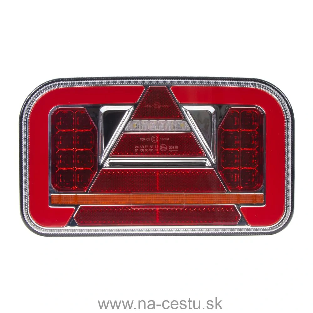 Združená LED lampa ľavá zadná s dynamickou smerovkou 12/24V