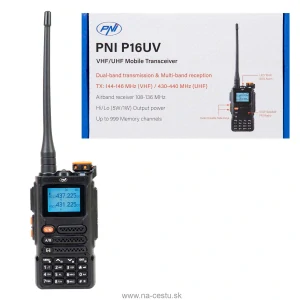 Prenosná VHF/UHF rádiostanica PNI P16UV