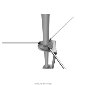 Základná anténa PNI DBA27, 26-28 MHz, 620 cm, konektor SO-239, 5 prvkov, pre budovy
