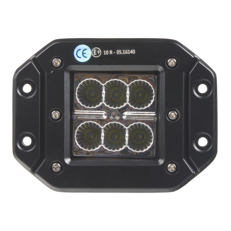 LED svetlo 10-30V, 6x3W, R10,