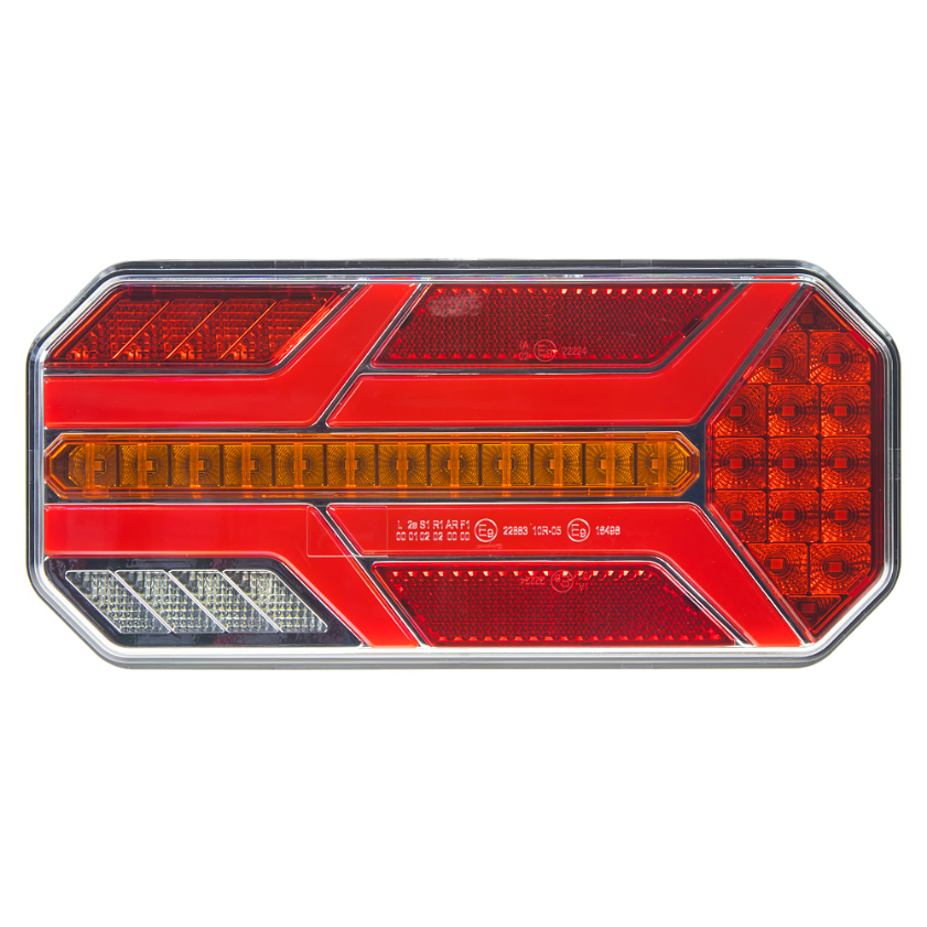Združená LED lampa pravá zadná s dynamickými smerovkami 12 / 24V