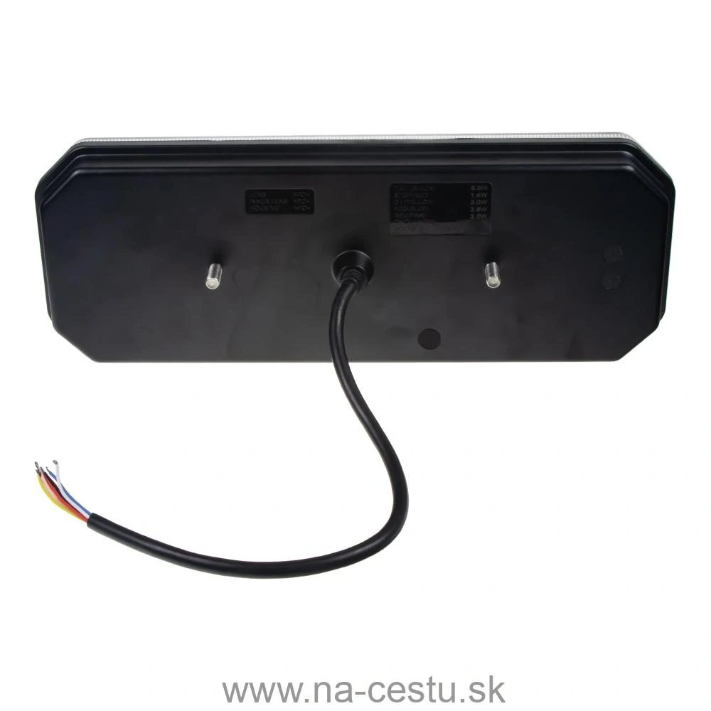 Združená LED lampa ľavá zadná s dynamickou smerovkou 12/24V