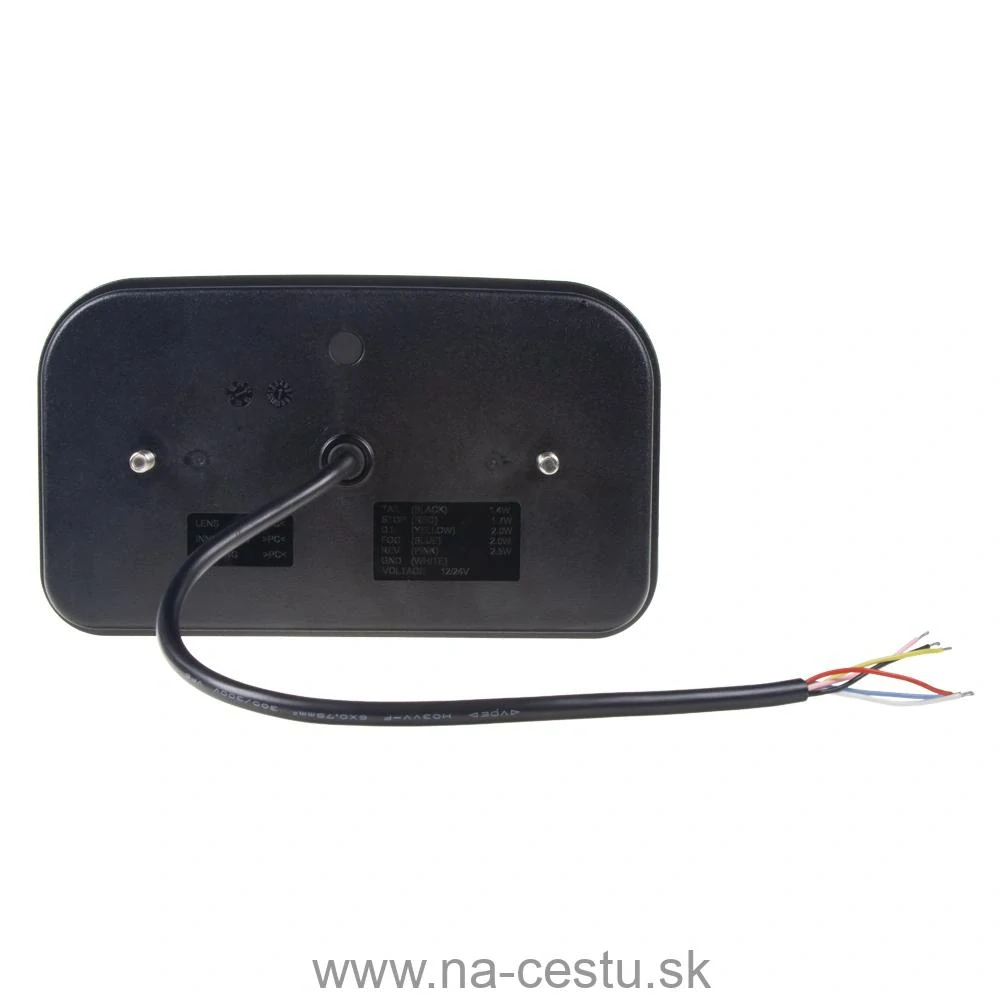 Združená LED lampa pravá zadná s dynamickou smerovkou 12/24V