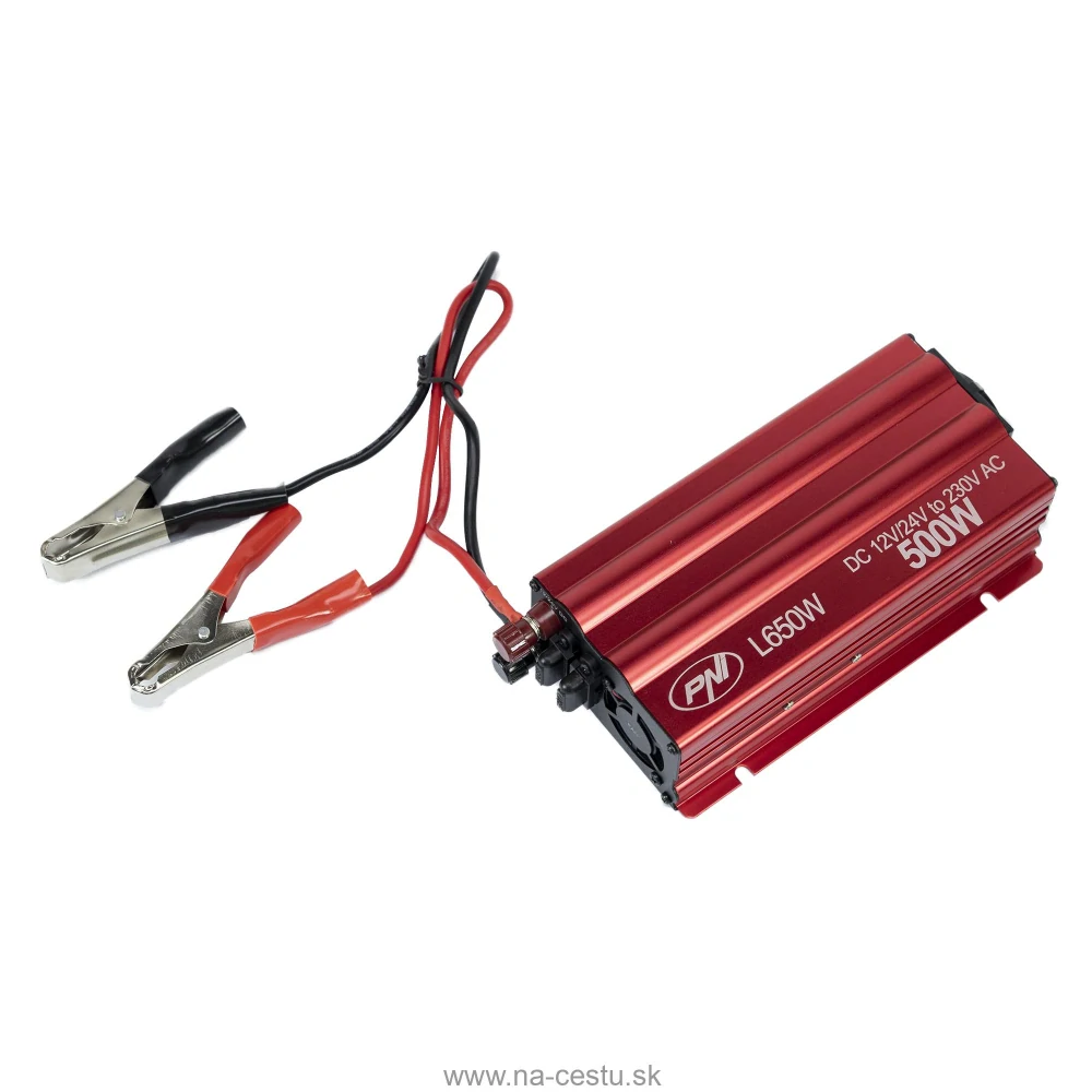 Menič napätia PNI L650W s duálnym napájaním 12V/24V, výstup 230V, 500W