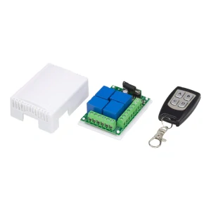 Diaľkovo ovládaný spínač 12V / 4 x 10A